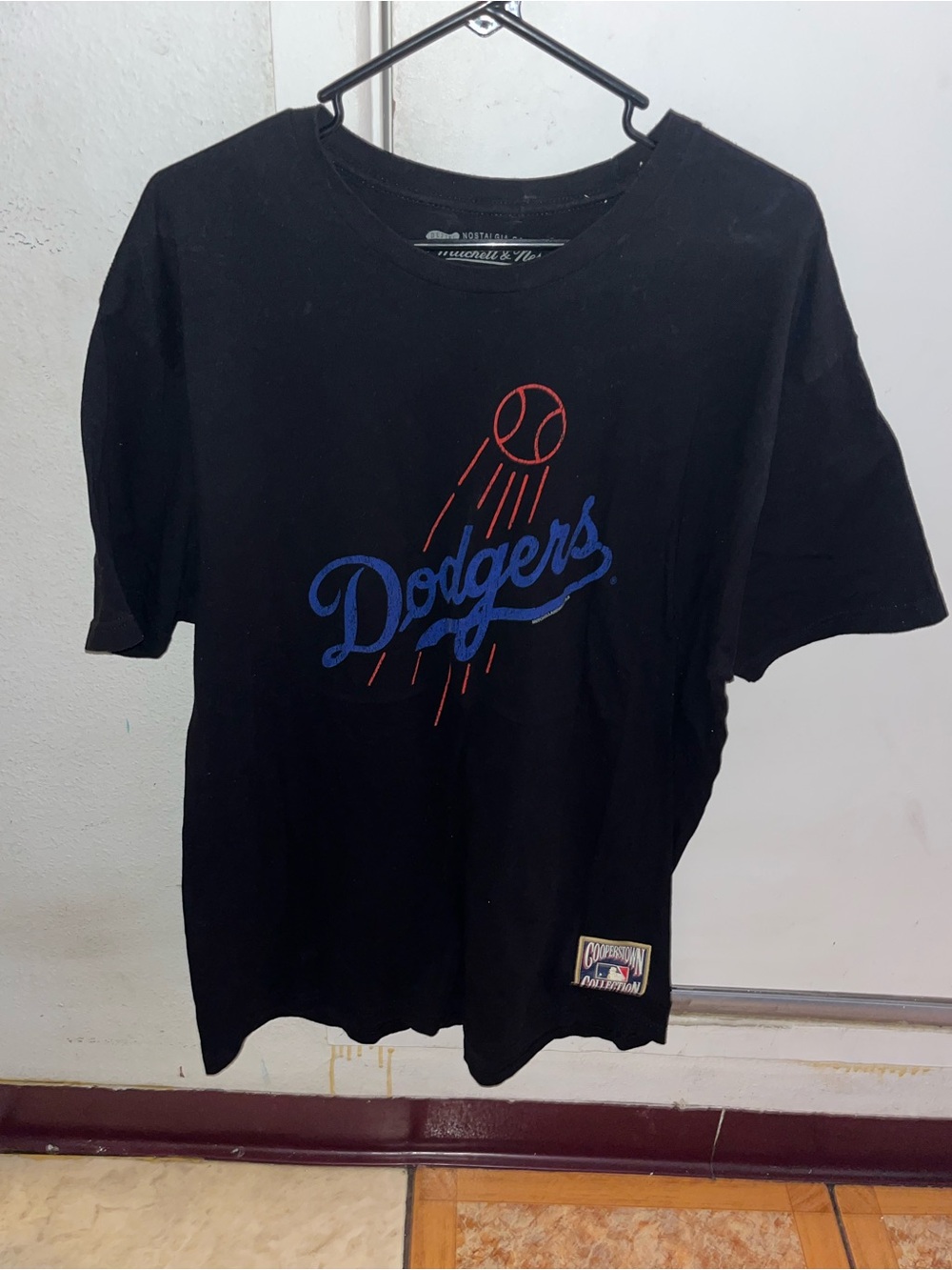 Los Angeles Dodgers T Shirt Mitchell & Ness MLB Tee Retro